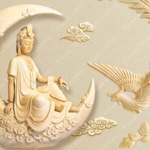 Gautam Bhudha Wall Mural