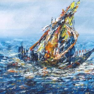 Boat Oil Painting