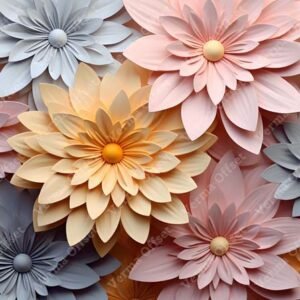 Colorful Paper Flower