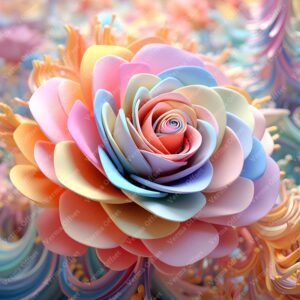 Colorful Rose Wallpaper