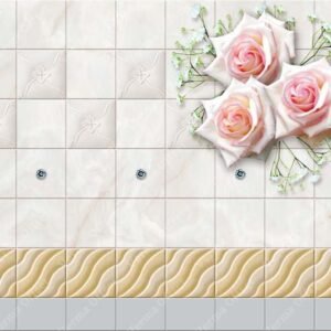 Pink Flower With Flower texture