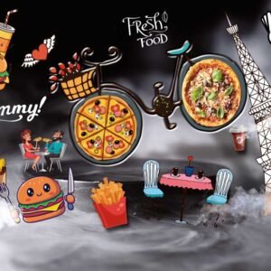 Restorent Mural 057 - Printable File