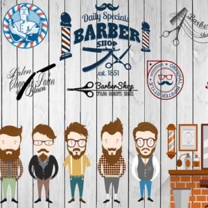 Saloon Mural 009 - High Quality