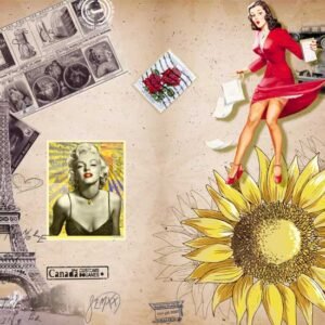 Vintage Mural 024 - Printable File